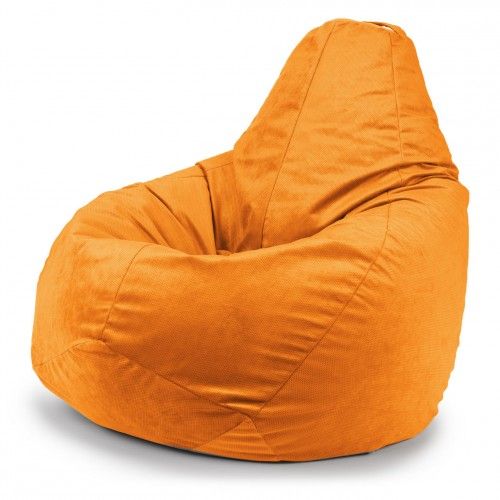 Кресло мешок "Vellut Orange"-XXL