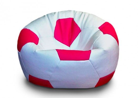 Кресло мяч "White/Pink"