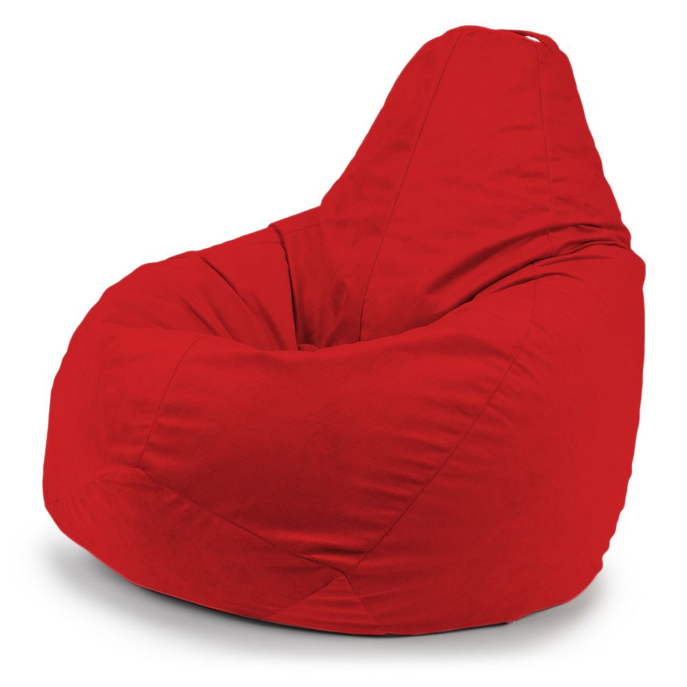 Кресло мешок "Vellut Red" L