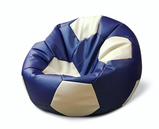 Кресло мяч "Dark Blue/White"