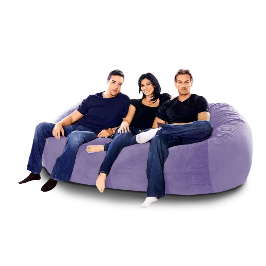 Бескаркасный диван "Trace Lilac"